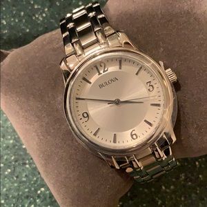 Bulova Silver Watch NWT